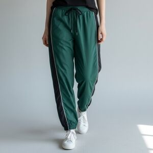 Forest Green and Black Joggers